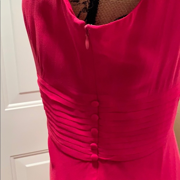 Ann Taylor Silk Fuchsia Dress - Picture 3 of 6
